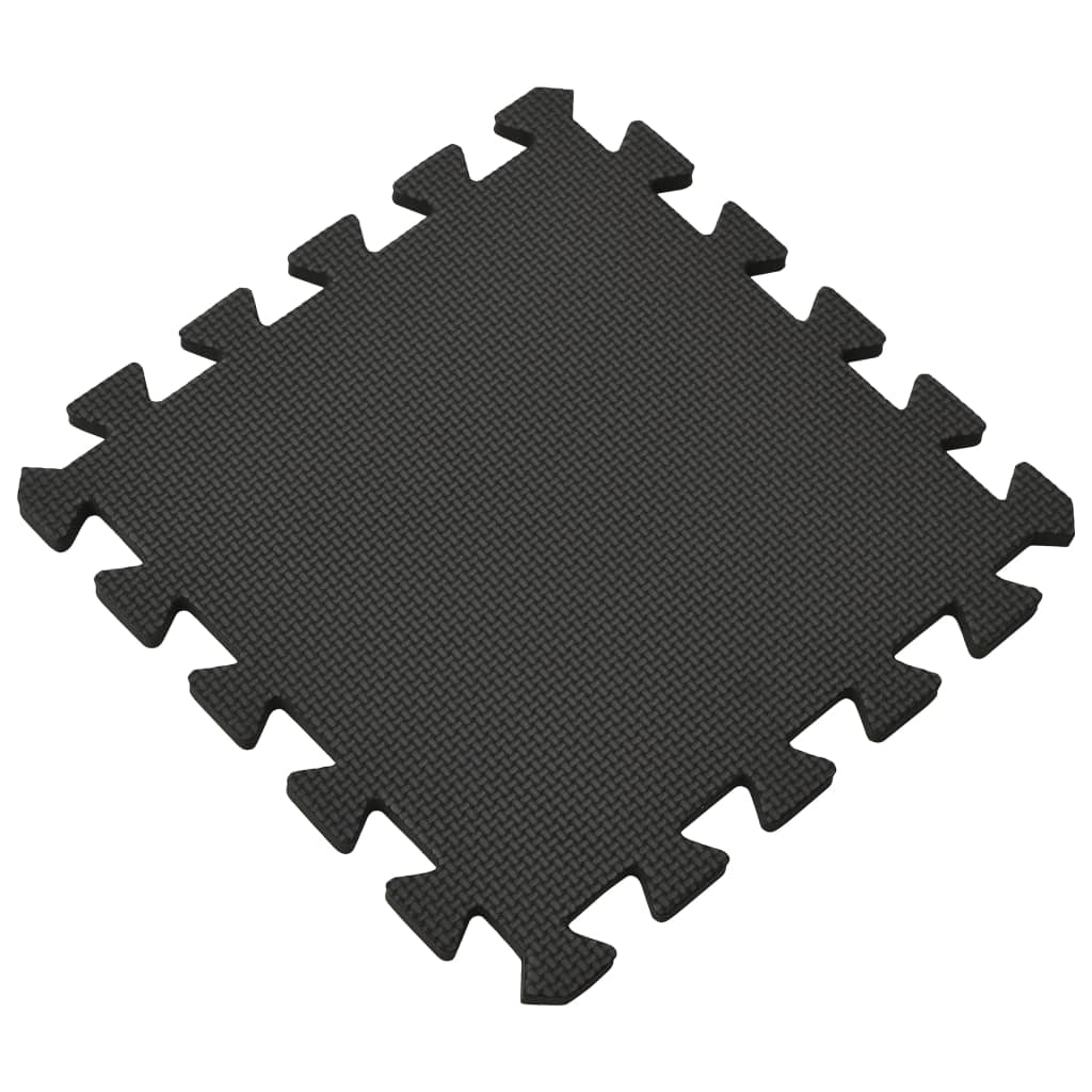 Bodenmatten 54 Stk. 4,86 M² Eva-Schaumstoff Schwarz