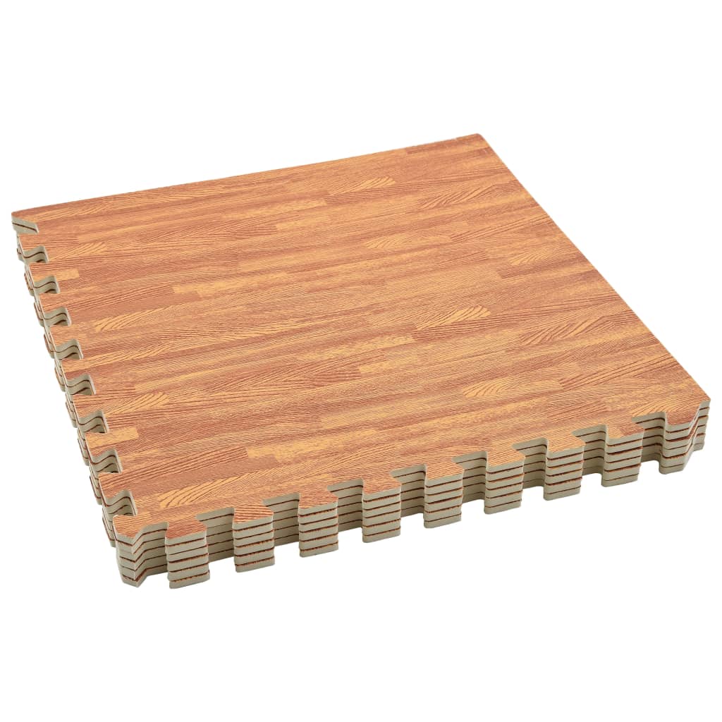 Bodenmatten 6 Stk. Holzmaserung 2,16 M² Eva-Schaumstoff