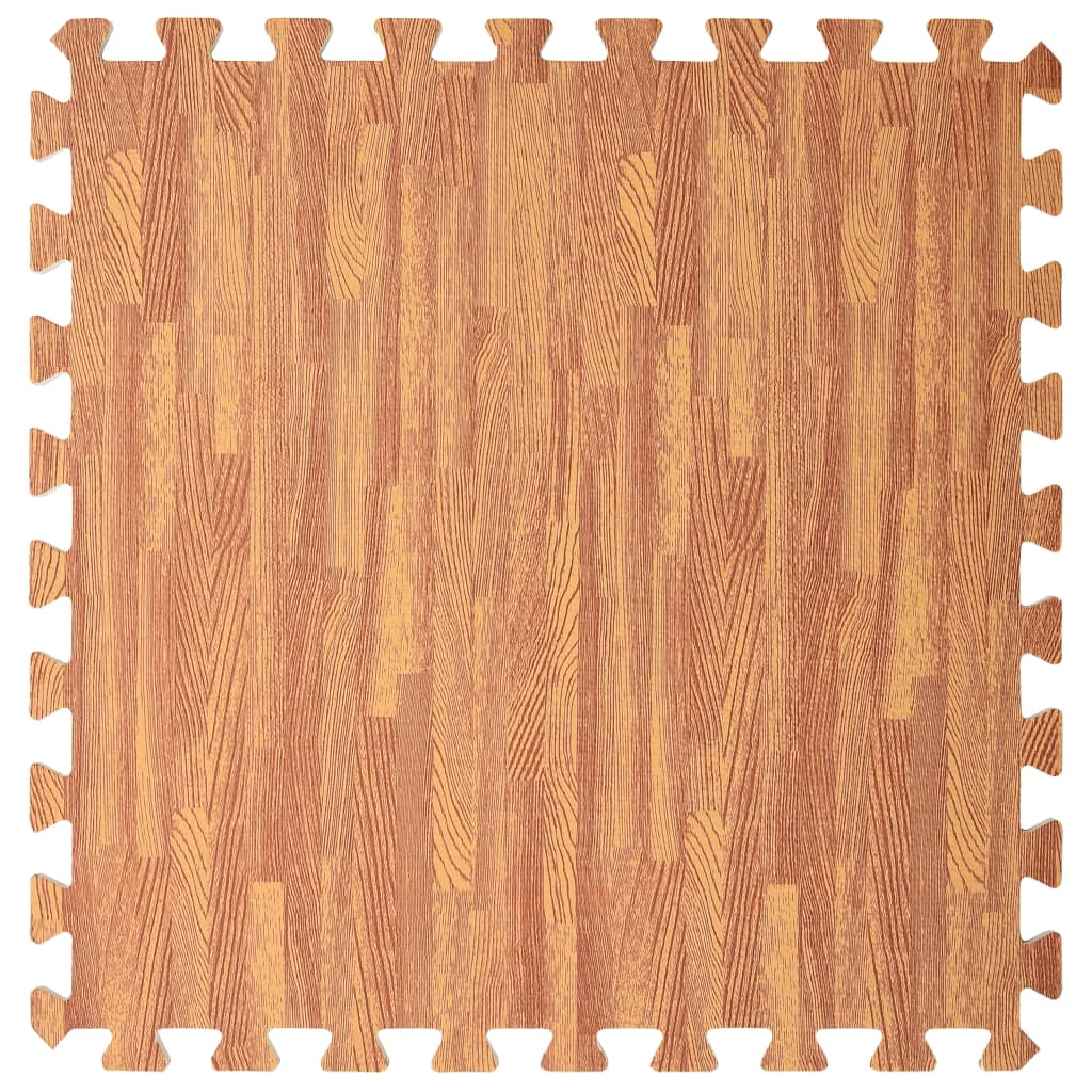 Bodenmatten 6 Stk. Holzmaserung 2,16 M² Eva-Schaumstoff
