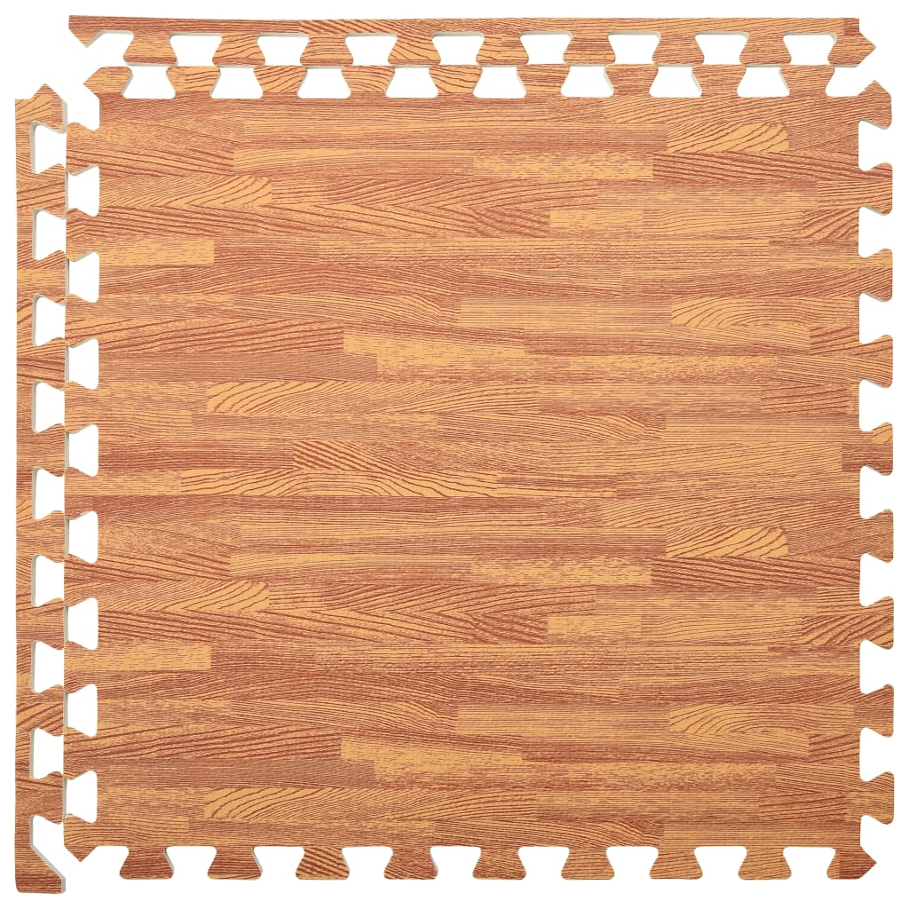 Bodenmatten 6 Stk. Holzmaserung 2,16 M² Eva-Schaumstoff