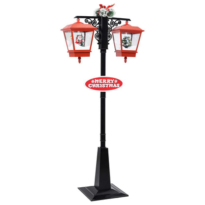 Weihnachts-Straßenlampe Mit Weihnachtsmann 81 X 40 X 188 Cm Pvc
