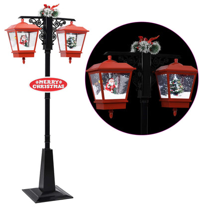 Weihnachts-Straßenlampe Mit Weihnachtsmann 81 X 40 X 188 Cm Pvc