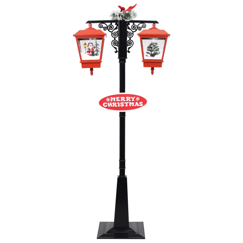 Weihnachts-Straßenlampe Mit Weihnachtsmann 81 X 40 X 188 Cm Pvc