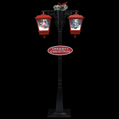 Weihnachts-Straßenlampe Mit Weihnachtsmann 81 X 40 X 188 Cm Pvc
