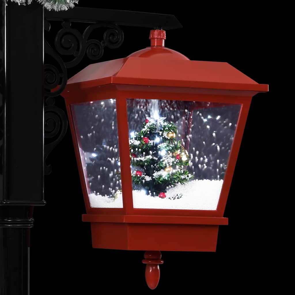 Weihnachts-Straßenlampe Mit Weihnachtsmann 81 X 40 X 188 Cm Pvc