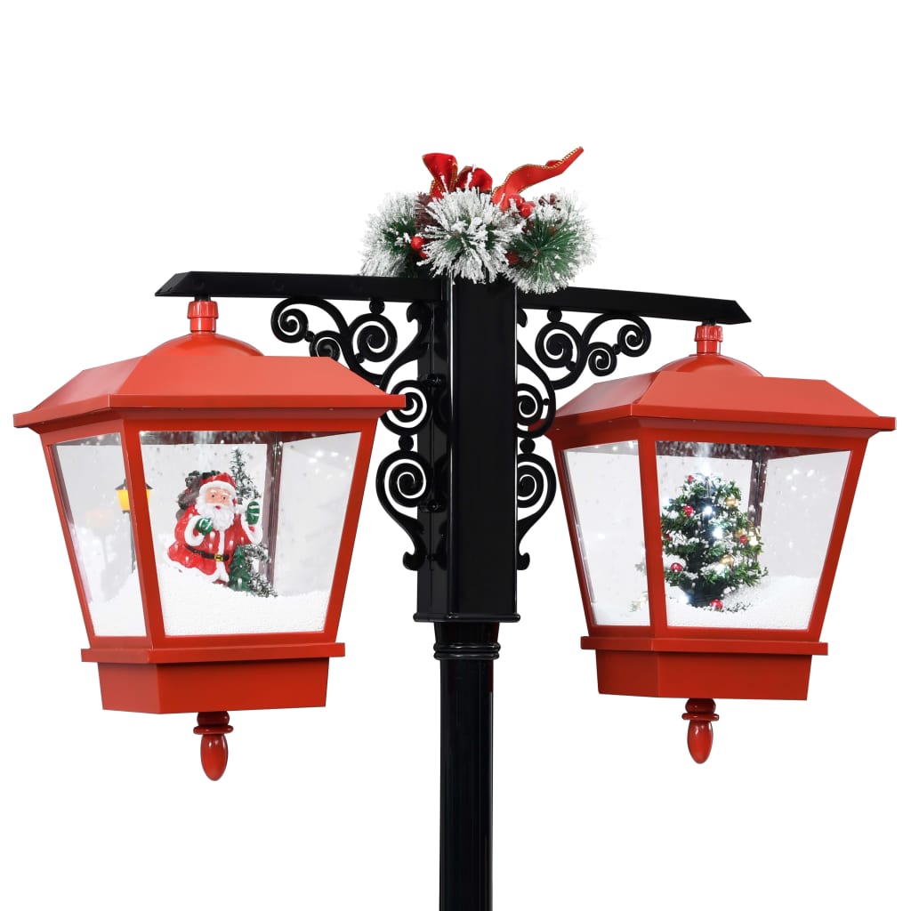 Weihnachts-Straßenlampe Mit Weihnachtsmann 81 X 40 X 188 Cm Pvc