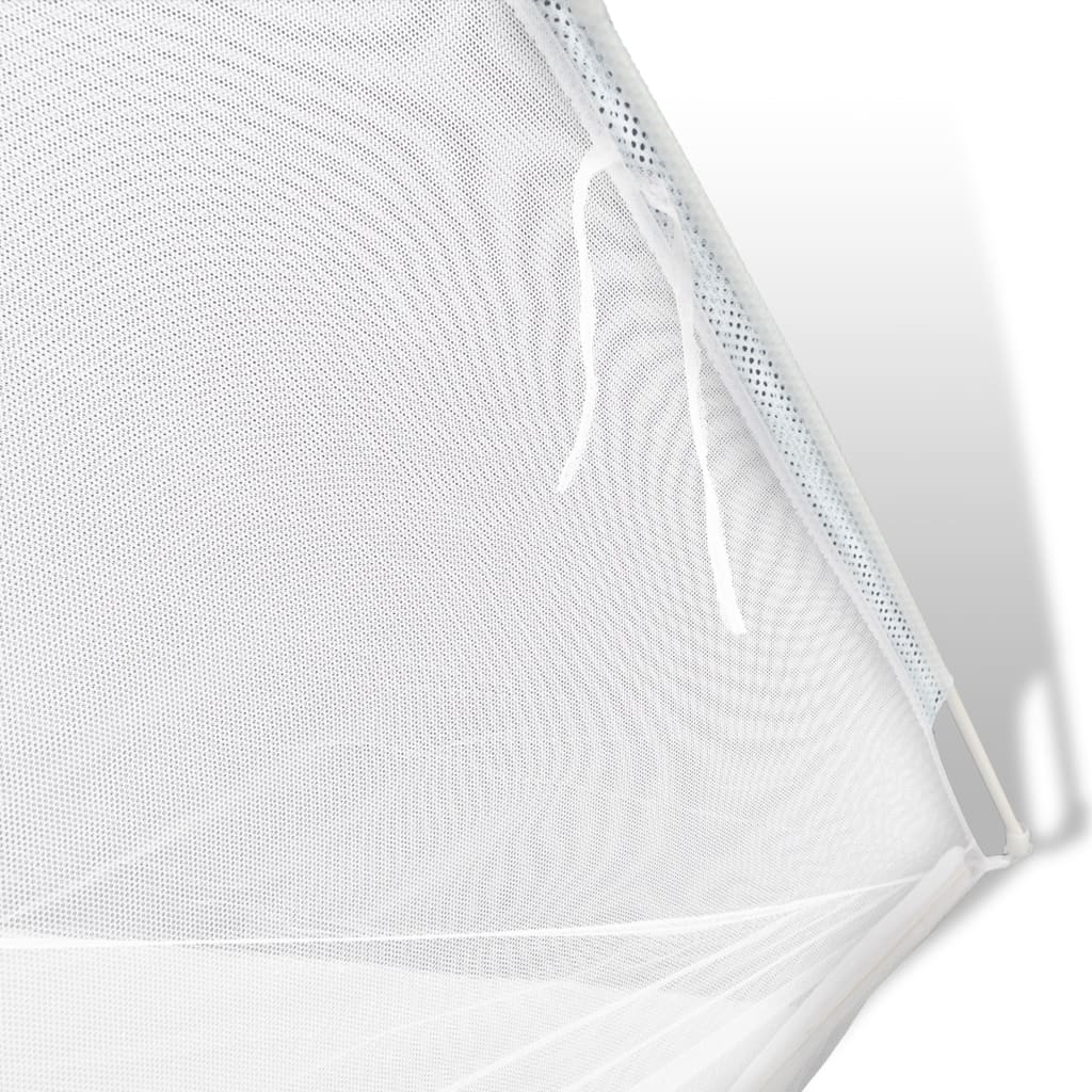 Campingzelt 200×180×150 Cm Fiberglas Weiß
