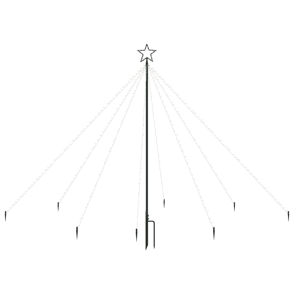 Led-Lichterkette Weihnachtsbaum Indoor Outdoor 400 Leds 2,5 M
