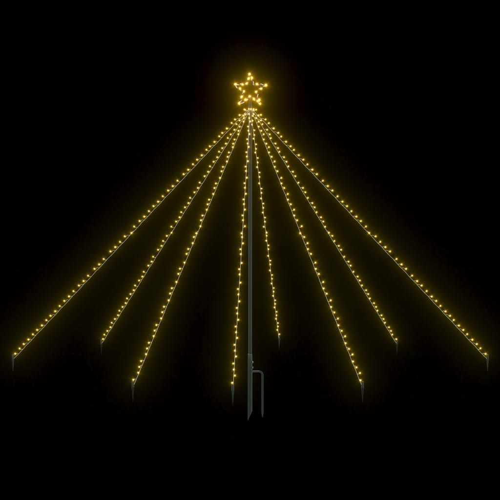 Led-Lichterkette Weihnachtsbaum Indoor Outdoor 400 Leds 2,5 M