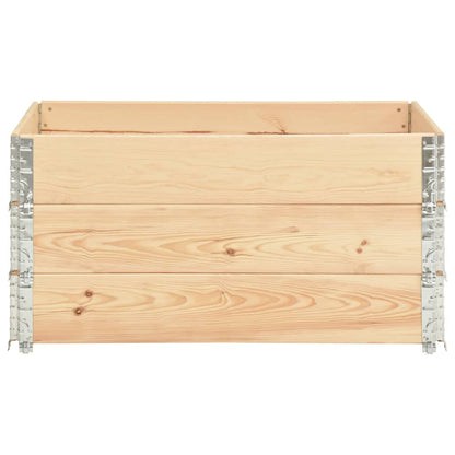 Hochbeete 3 Stk. Kiefer Massivholz