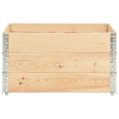 Hochbeete 3 Stk. Kiefer Massivholz