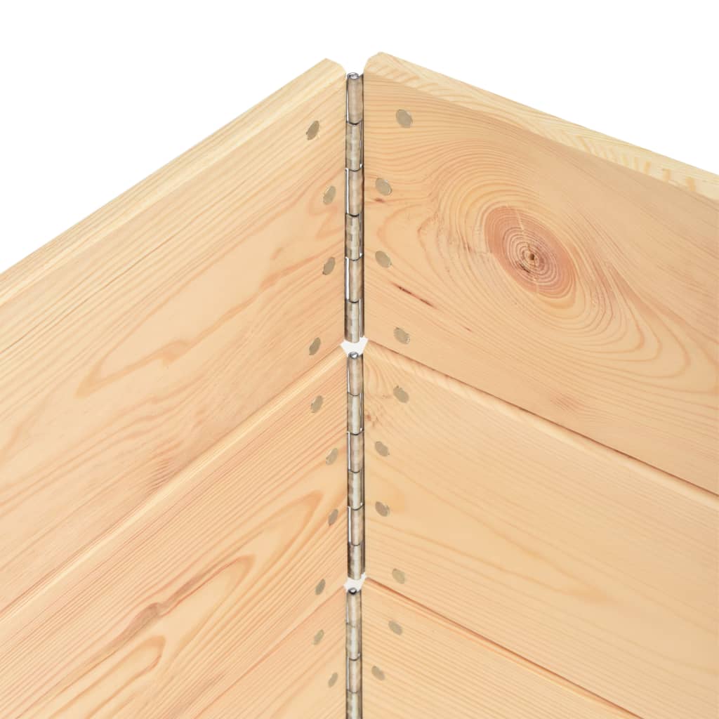 Hochbeete 3 Stk. Kiefer Massivholz