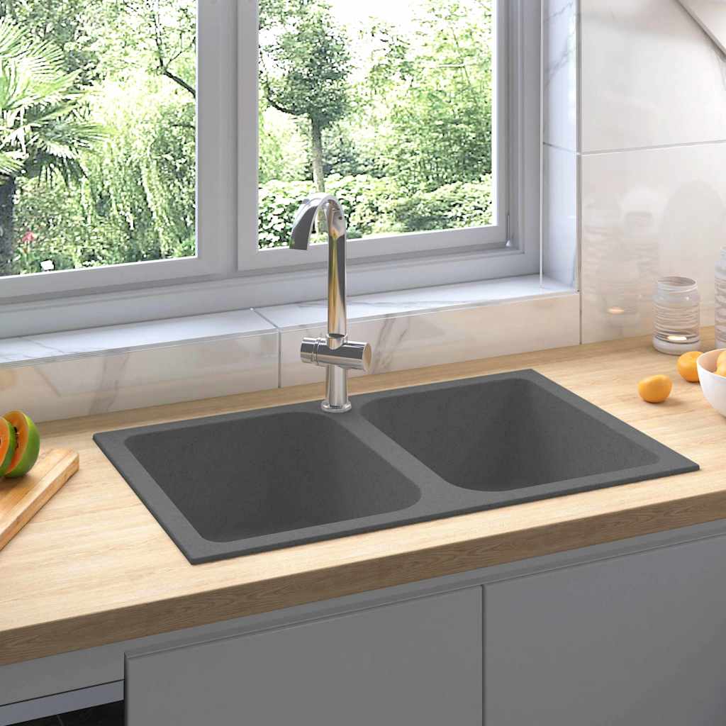Küchenspüle 760X480X184 Mm Granit