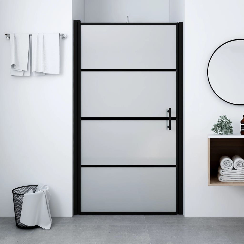 Duschtür Mattes Hartglas 91X195 Cm