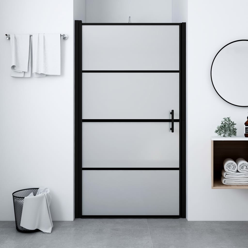 Duschtür Mattes Hartglas 91X195 Cm
