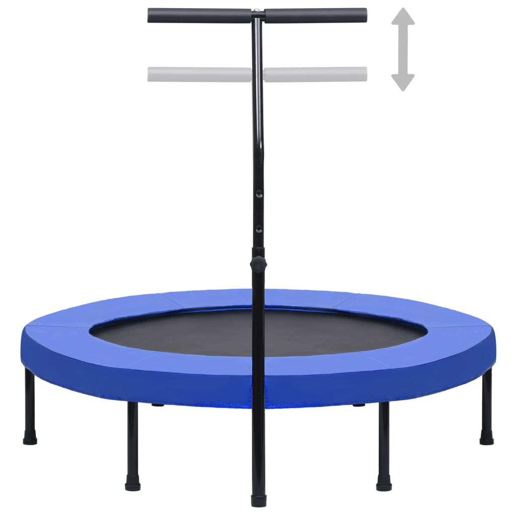 Fitness Trampolin Mit Griff Und Sicherheitspolster