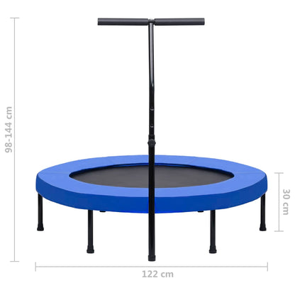 Fitness Trampolin Mit Griff Und Sicherheitspolster