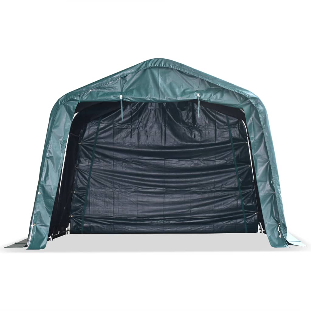 Weidezelt Pvc 550 G/M² 3,3×3,2 M Dunkelgrün