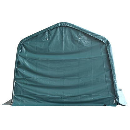 Weidezelt Pvc 550 G/M² 3,3×3,2 M Dunkelgrün