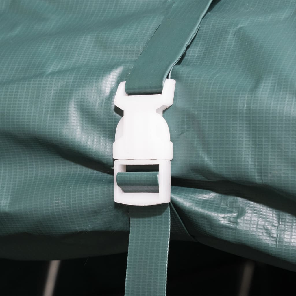 Weidezelt Pvc 550 G/M² 3,3×8 M Dunkelgrün