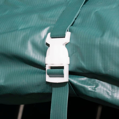 Weidezelt Pvc 550 G/M² 3,3×8 M Dunkelgrün