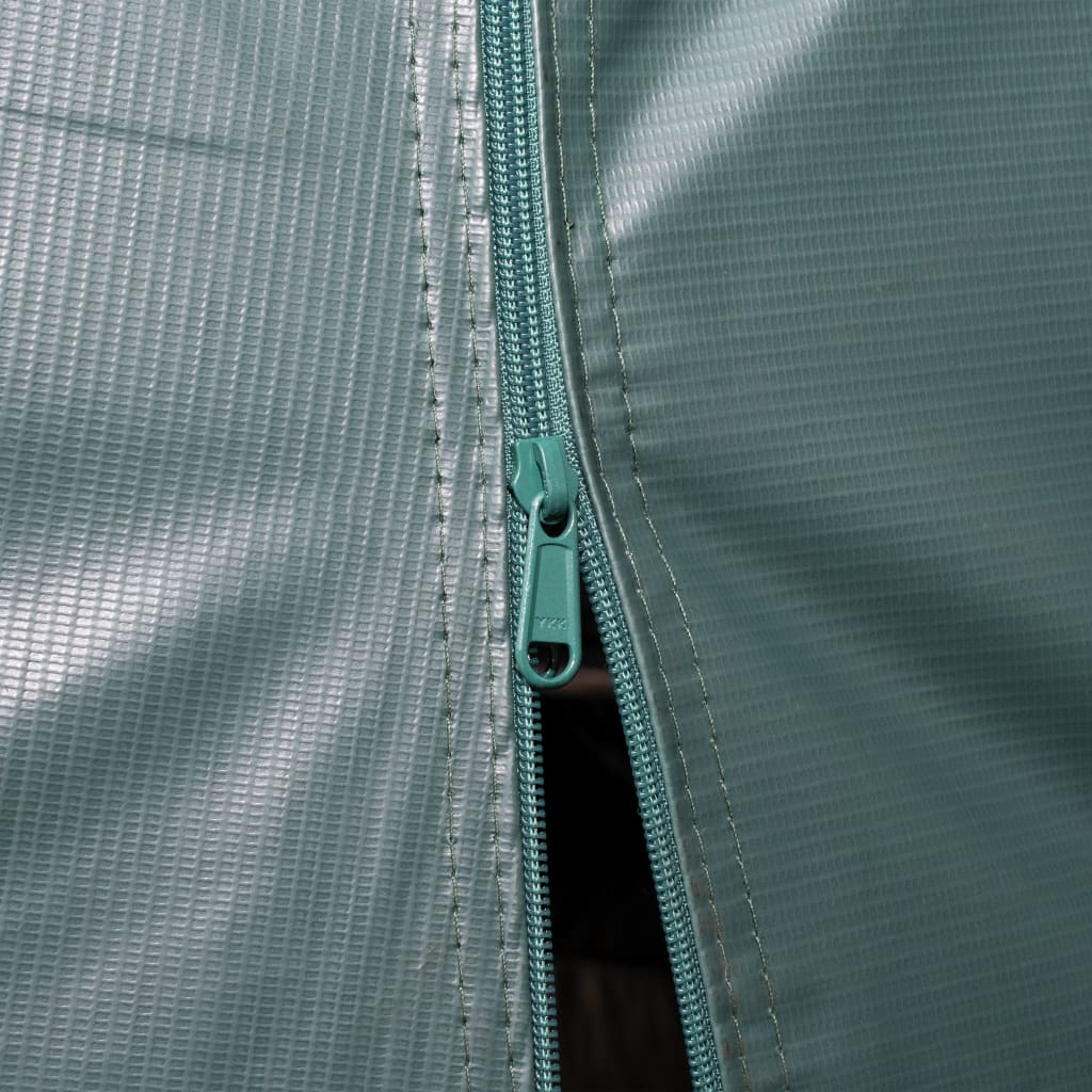 Weidezelt Pvc 550 G/M² 3,3×8 M Dunkelgrün
