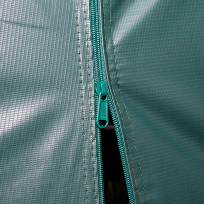 Weidezelt Pvc 550 G/M² 3,3×8 M Dunkelgrün