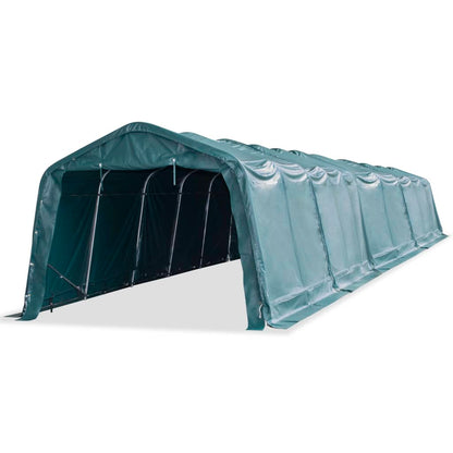 Weidezelt Pvc 550 G/M² 3,3×8 M Dunkelgrün