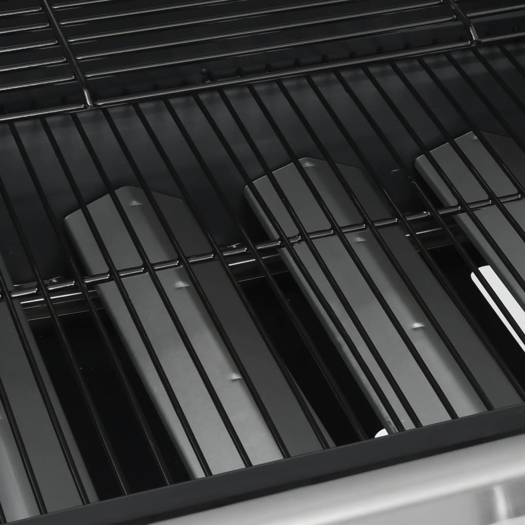 Gasgrill 4+1 Flammen N Stahl & Edelstahl