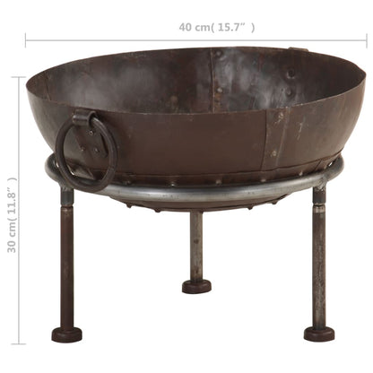 Rustikale Feuerstelle Ø 40 Cm Eisen