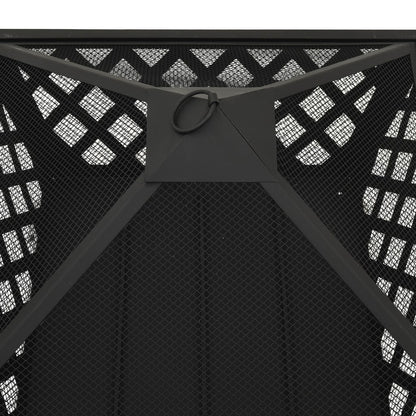 Feuerstelle Mit Schürhaken 64 Cm Xxl Stahl