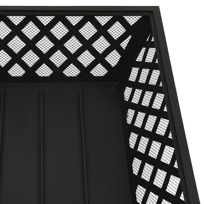 Feuerstelle Mit Schürhaken 64 Cm Xxl Stahl