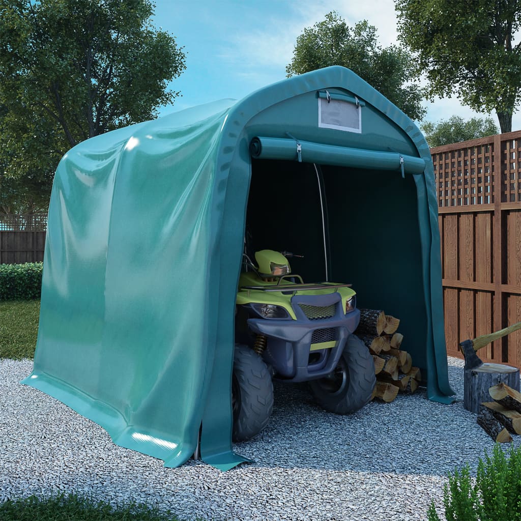 Garagenzelt Pvc 2,4X2,4 M Grün
