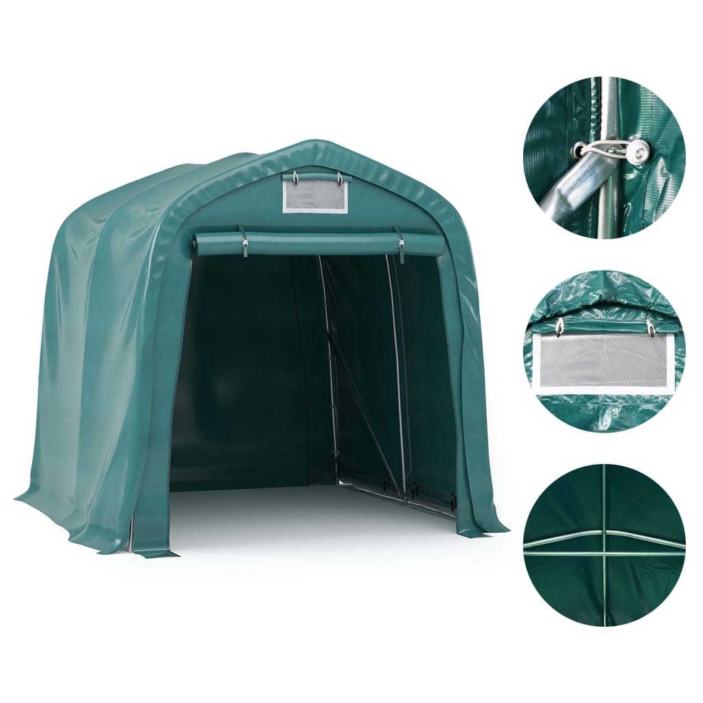 Garagenzelt Pvc 2,4X2,4 M Grün