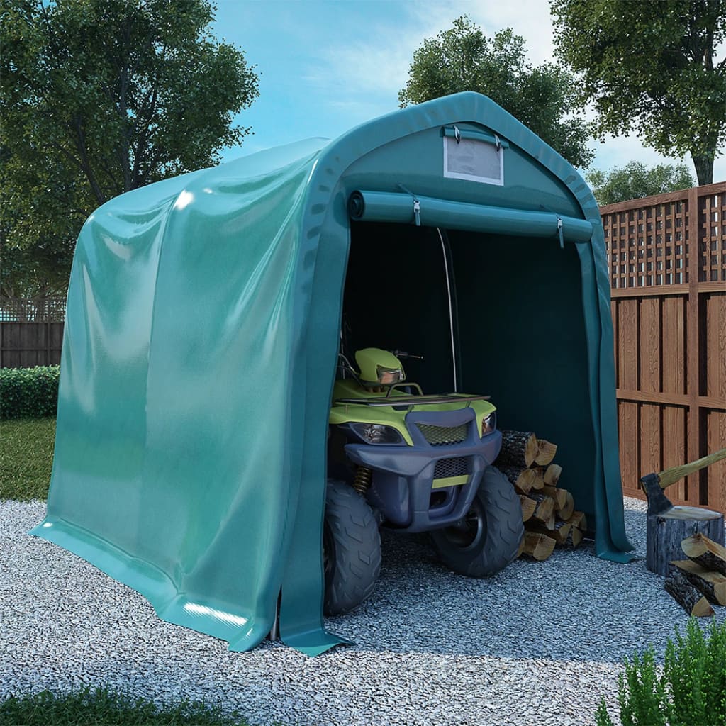 Garagenzelt Pvc 2,4X2,4 M Grün