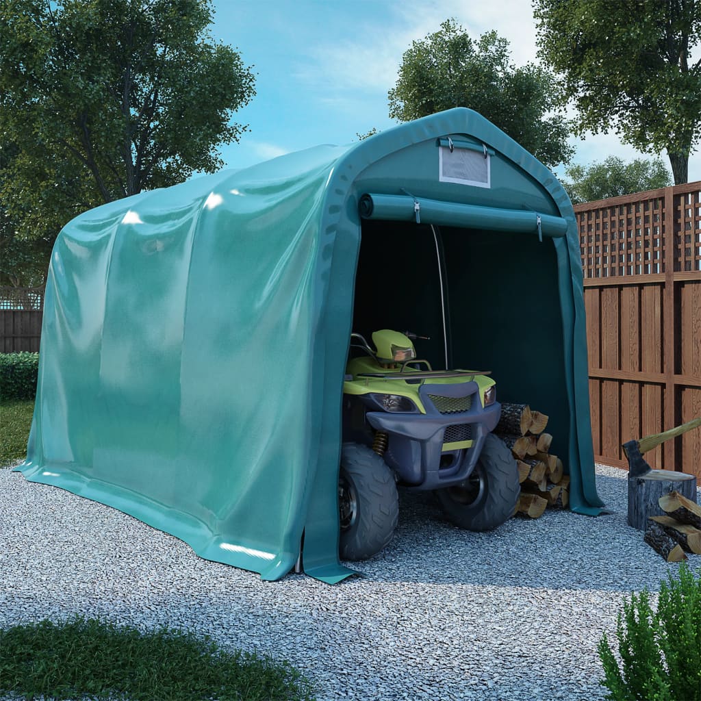 Garagenzelt Pvc 2,4X2,4 M Grün