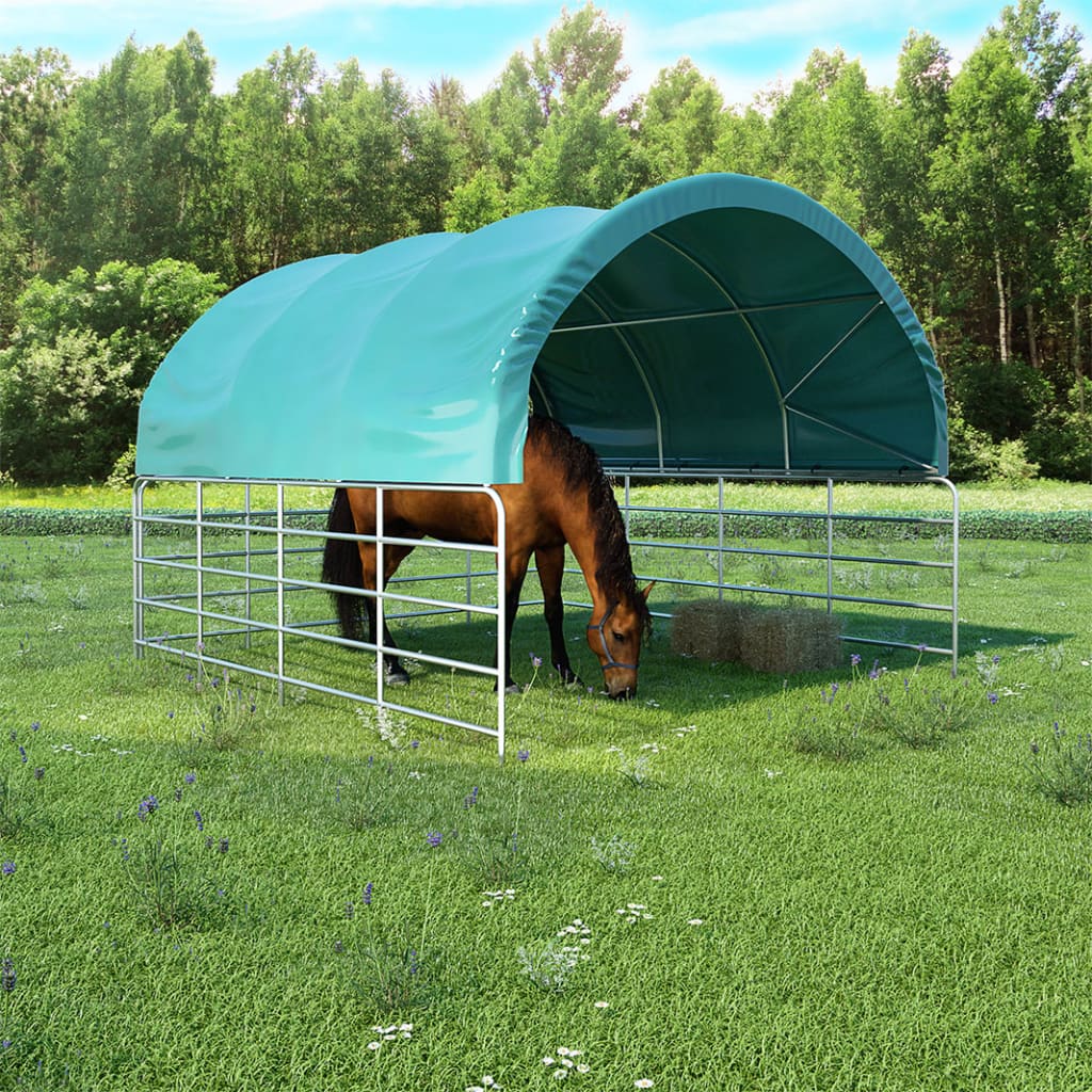 Weidezelt Pvc 3,7X3,7 M Grün