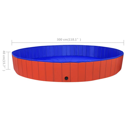 Hundepool Faltbar 300X40 Cm Pvc