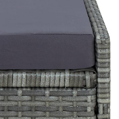 Sonnenliege Mit Auflage Poly Rattan