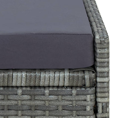 Sonnenliege Mit Auflage Poly Rattan