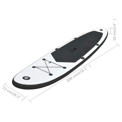 Aufblasbares Stand Up Paddle Board Set Und Weiß