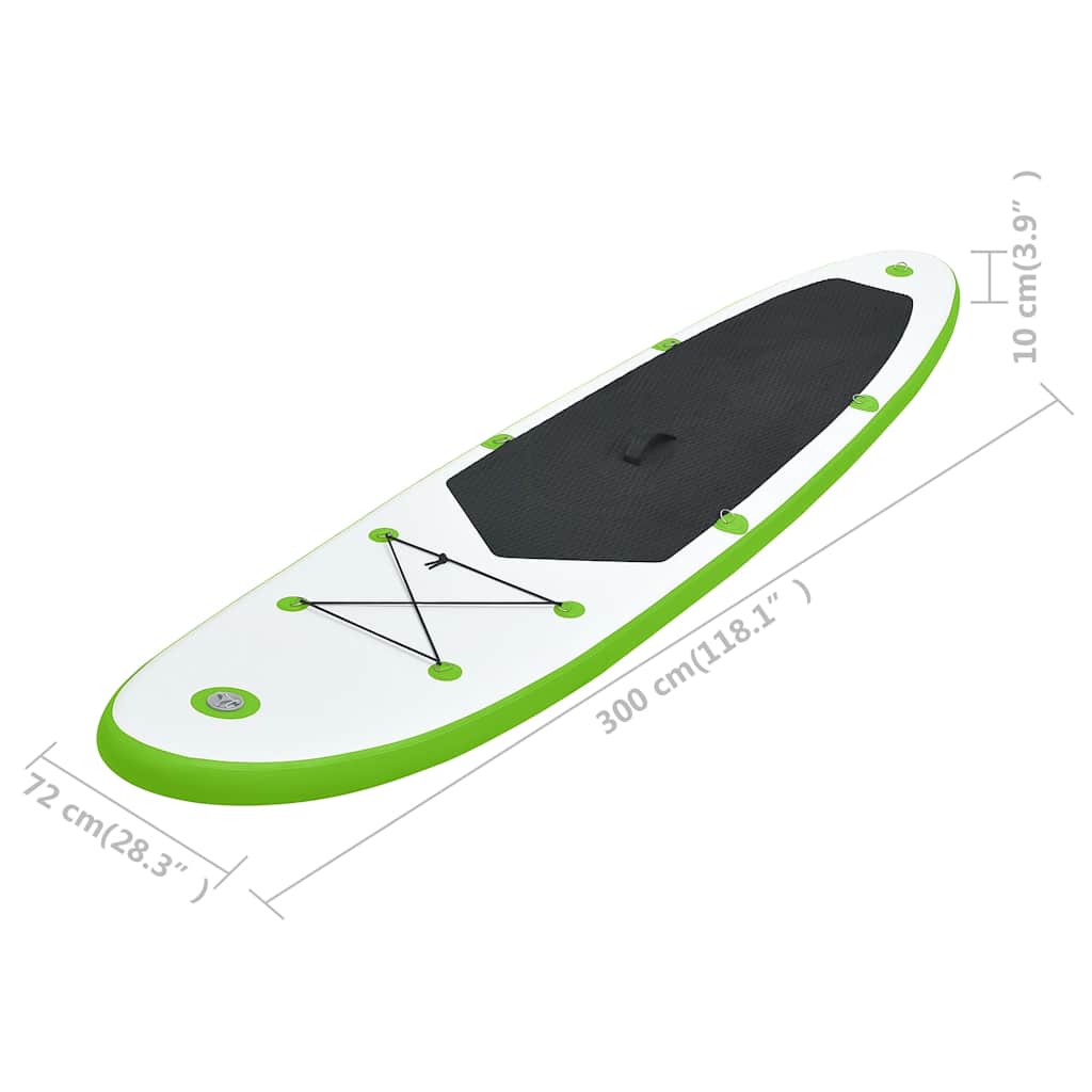 Aufblasbares Stand Up Paddle Board Set Und Weiß