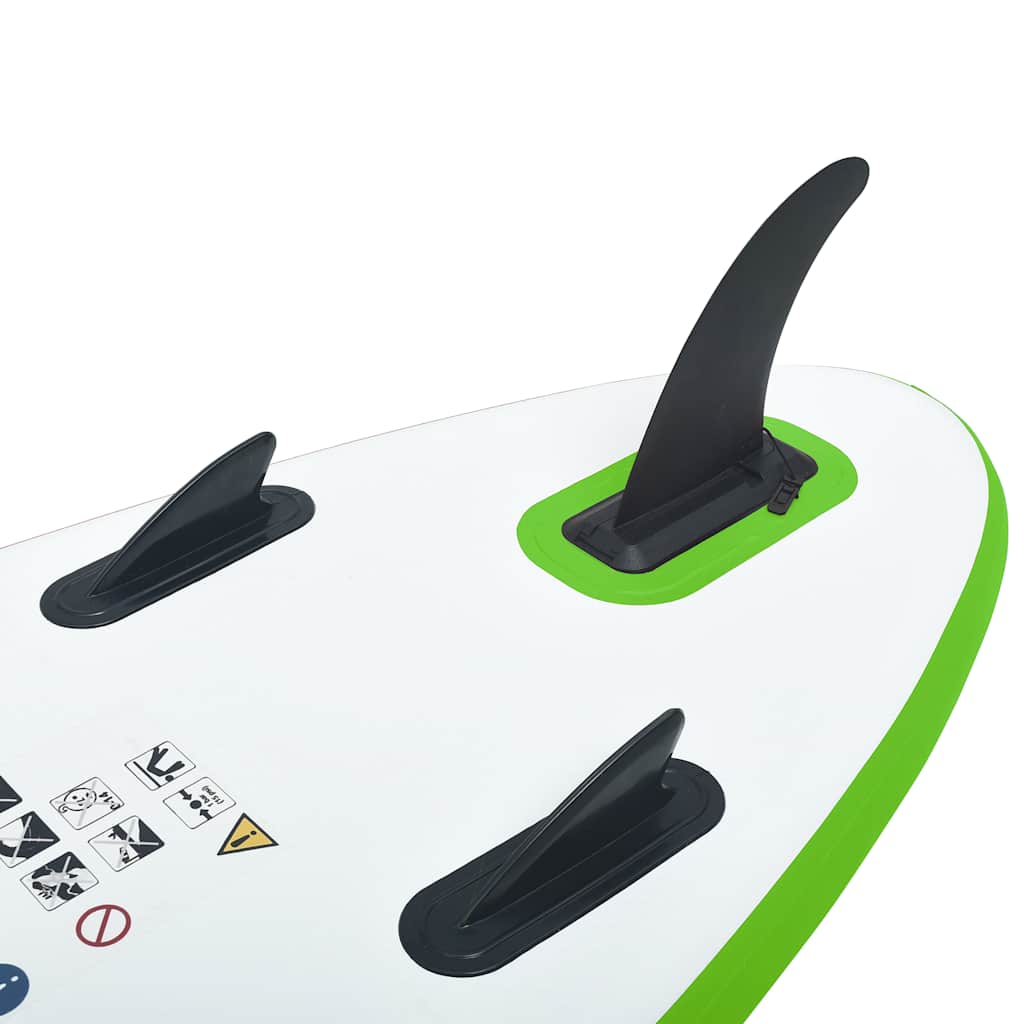 Sup-Board-Set Aufblasbar Und Weiß