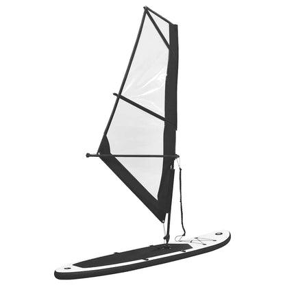 Aufblasbares Sup-Board Mit Segel Set Und Weiß