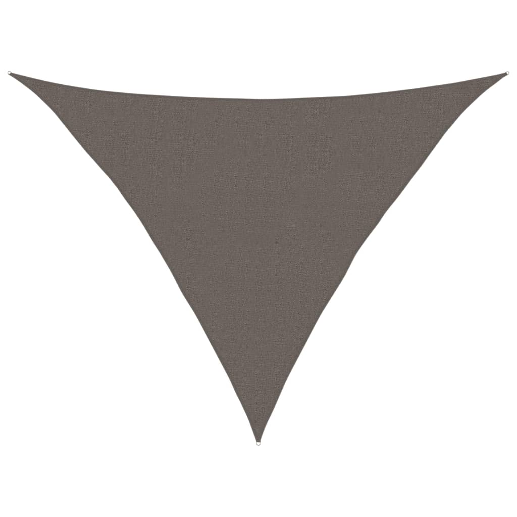 Sonnensegel 160 G/M² 2,5X2,5X3,5 M Hdpe Anthrazit
