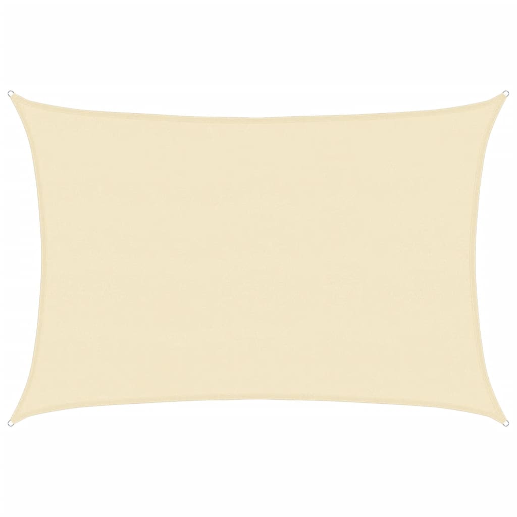 Sonnensegel 160 G/M² Weiß 5X6 M Hdpe Creme