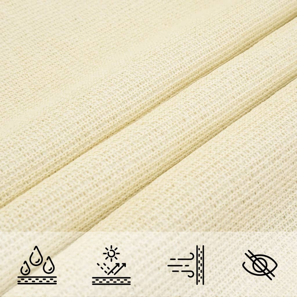 Sonnensegel 160 G/M² 6X7 M Hdpe Creme