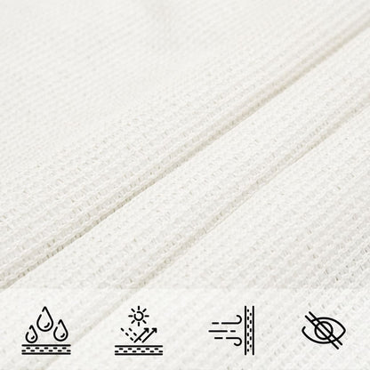 Sonnensegel 160 G/M² 5X7 M Hdpe Weiß