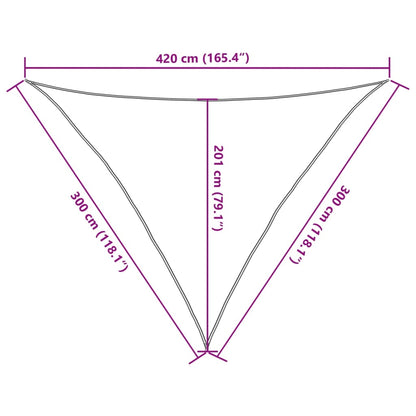 Sonnensegel 160 G/M² 3X3X4,2 M Hdpe Hellgrün