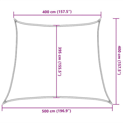Sonnensegel 160 G/M² Trapezform 4/5X4 M Hdpe